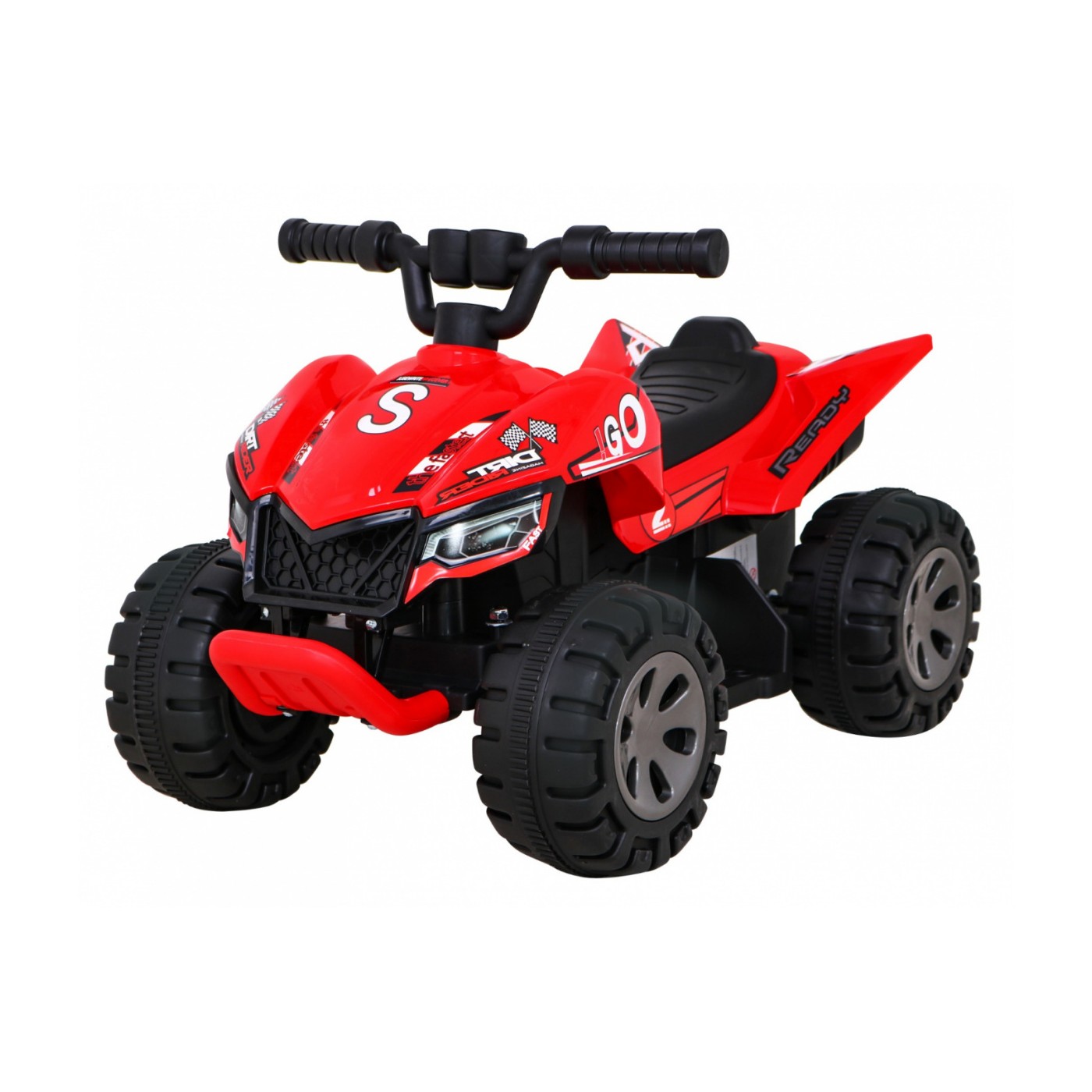 Quad Nejrychlejší dětská baterie červená + 25W motor