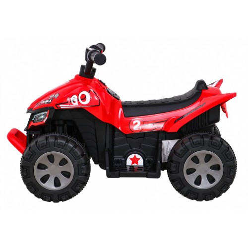 Quad Nejrychlejší dětská baterie červená + 25W motor