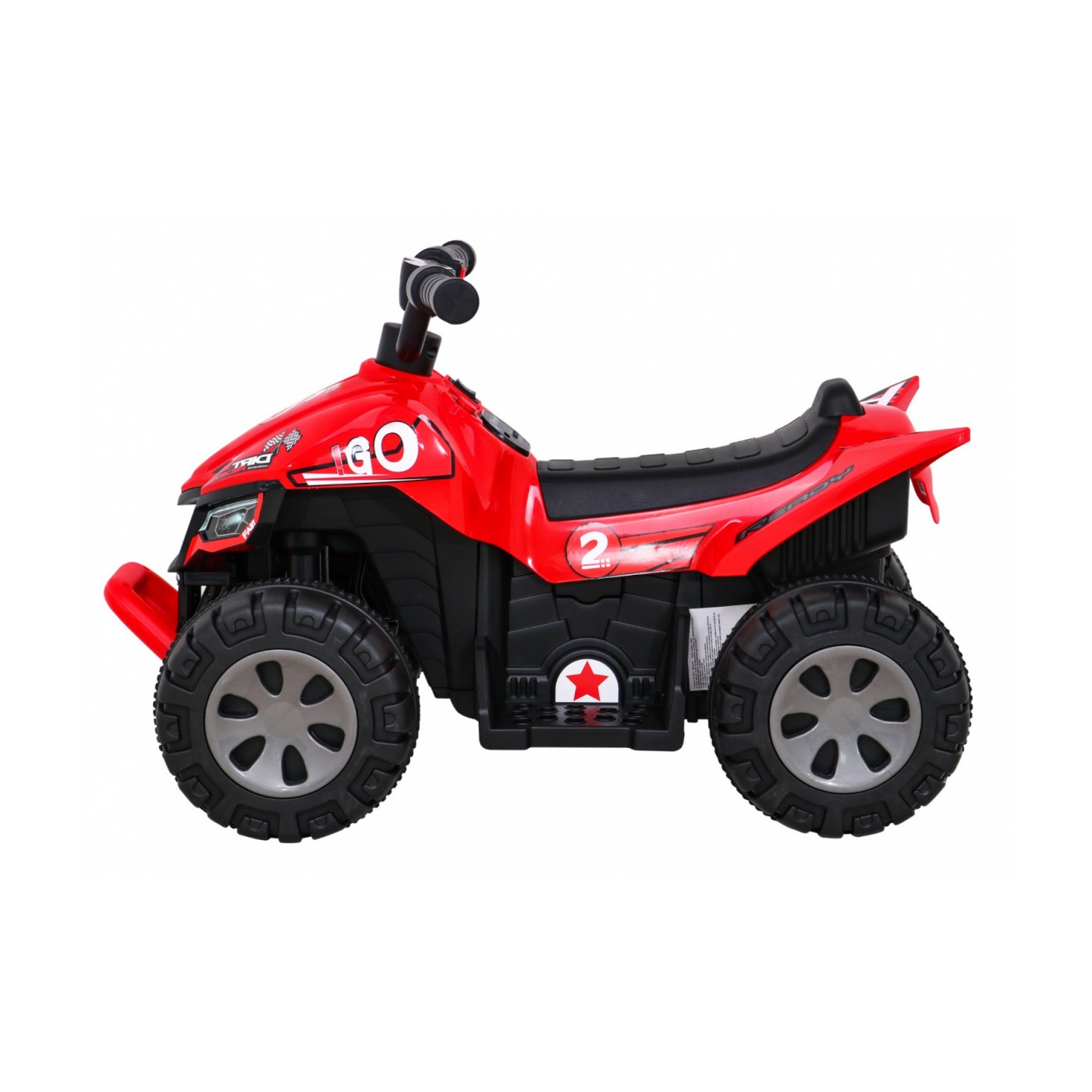 Quad Nejrychlejší dětská baterie červená + 25W motor