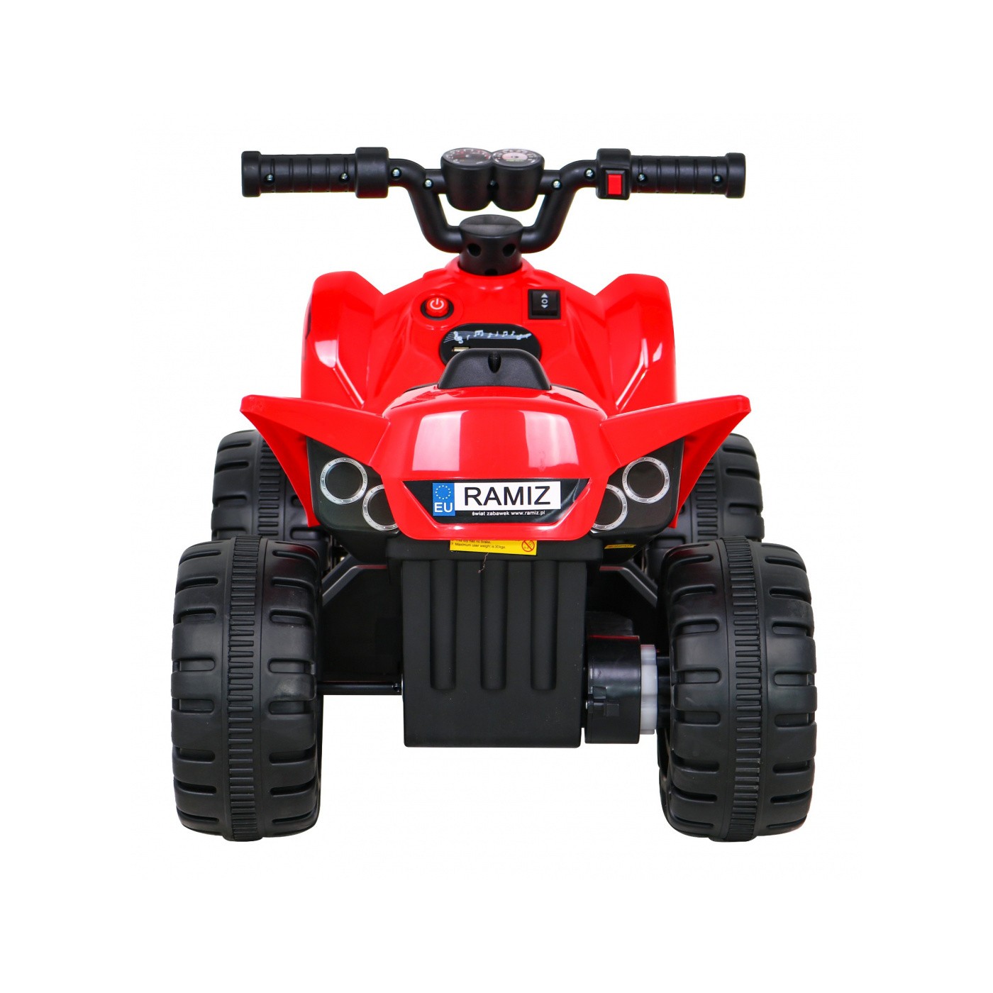 Quad Nejrychlejší dětská baterie červená + 25W motor