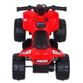 Quad Nejrychlejší dětská baterie červená + 25W motor