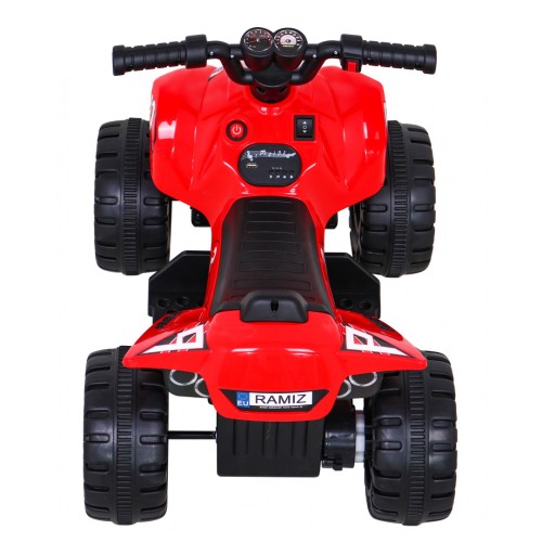 Quad Nejrychlejší dětská baterie červená + 25W motor