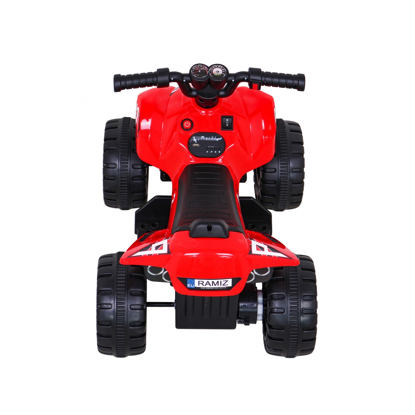 Quad Nejrychlejší dětská baterie červená + 25W motor