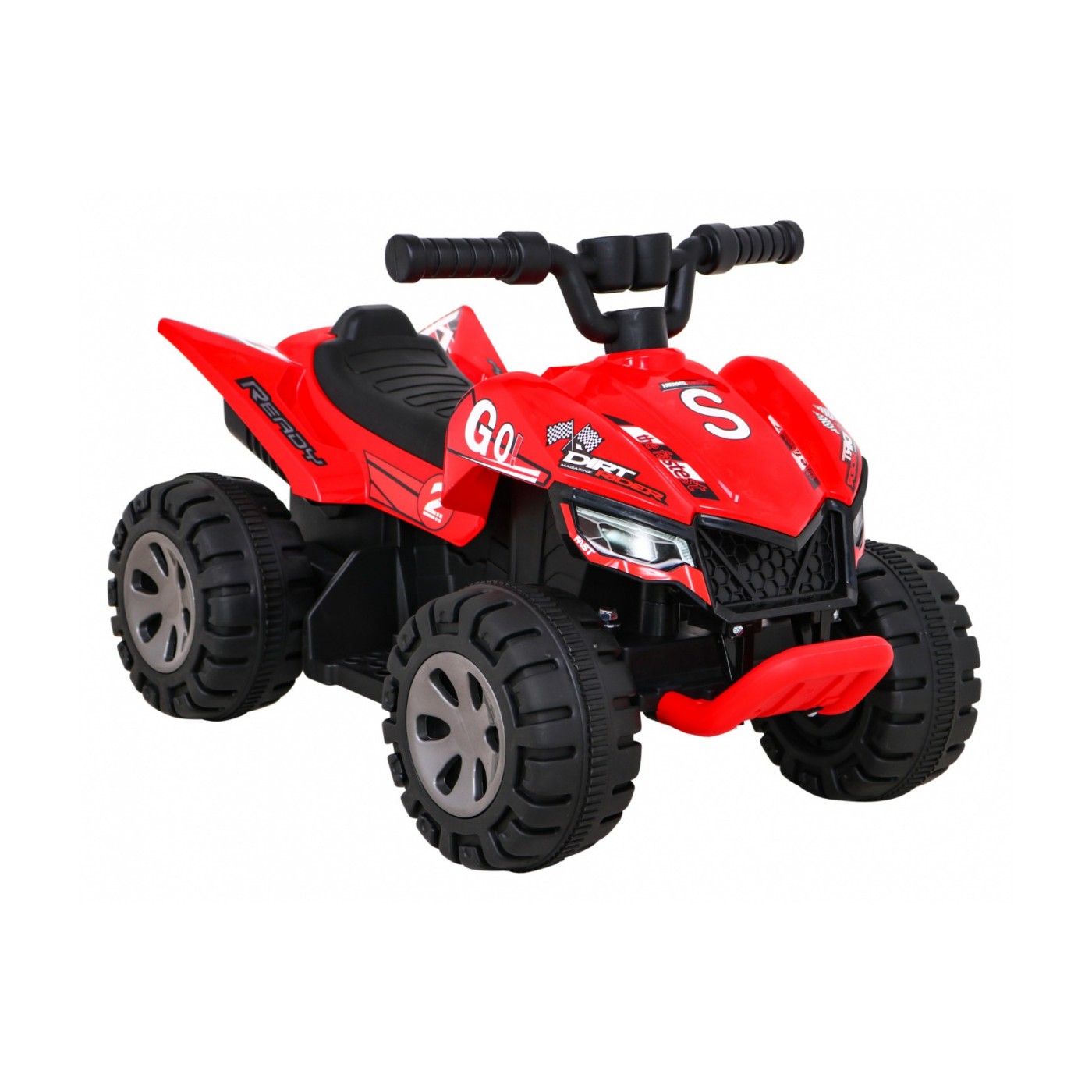 Quad Nejrychlejší dětská baterie červená + 25W motor