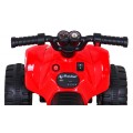 Quad Nejrychlejší dětská baterie červená + 25W motor