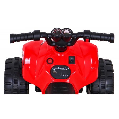 Quad Nejrychlejší dětská baterie červená + 25W motor