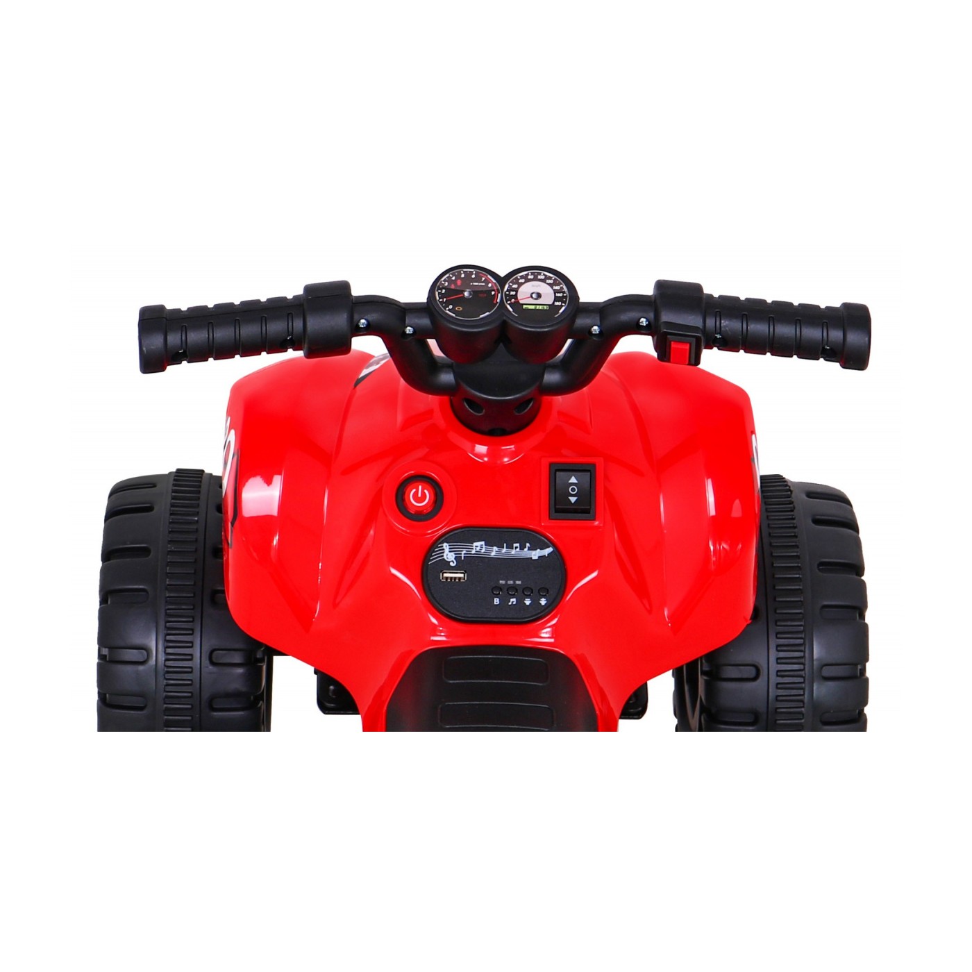 Quad Nejrychlejší dětská baterie červená + 25W motor