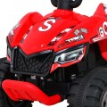 Quad Nejrychlejší dětská baterie červená + 25W motor