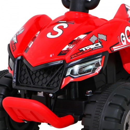 Quad Nejrychlejší dětská baterie červená + 25W motor
