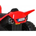 Quad Nejrychlejší dětská baterie červená + 25W motor
