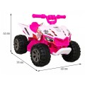 Nejrychlejší dětská baterie Quad růžová + motor 25W