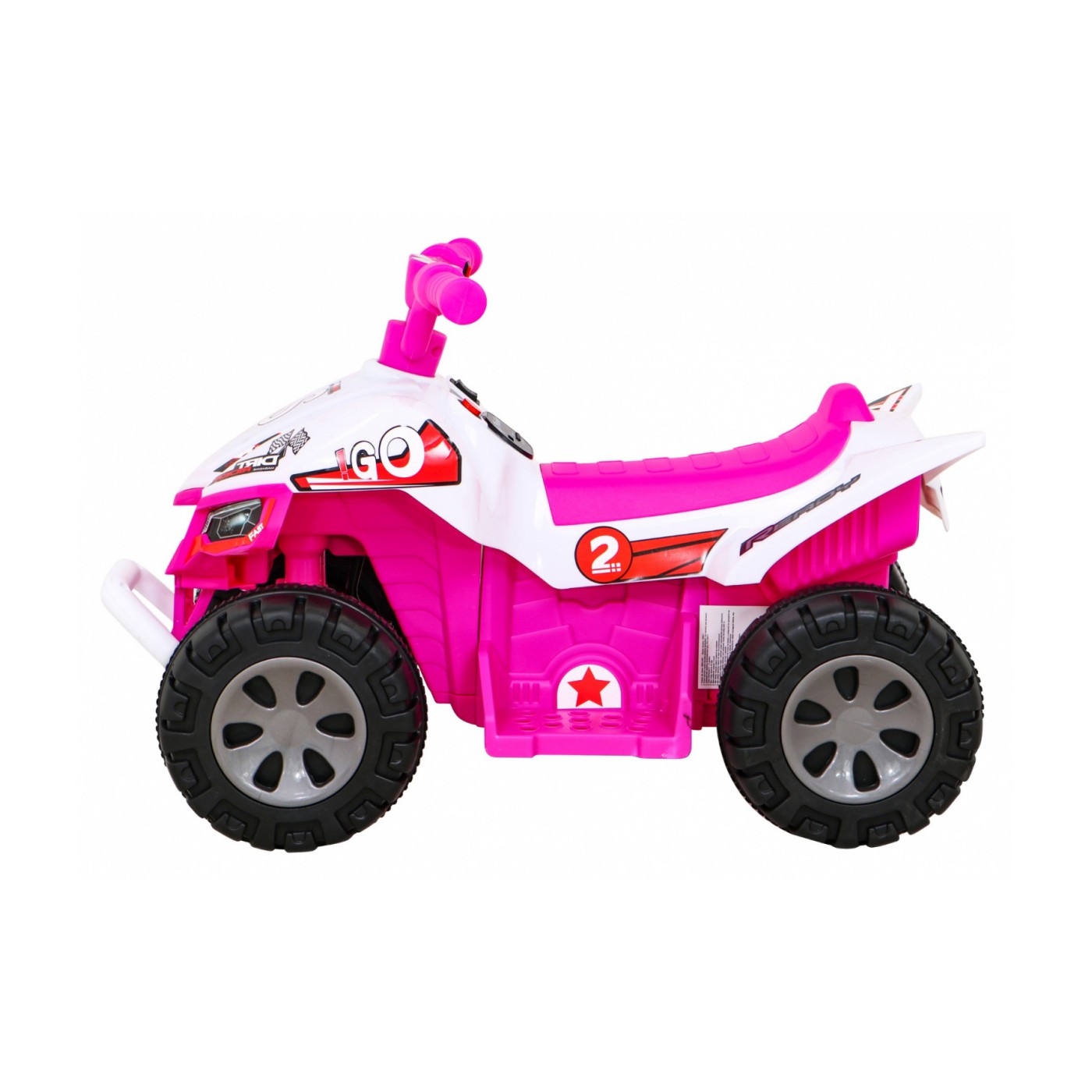 Nejrychlejší dětská baterie Quad růžová + motor 25W