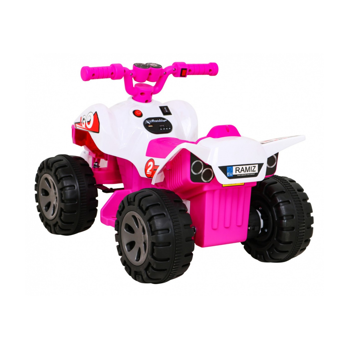 Nejrychlejší dětská baterie Quad růžová + motor 25W