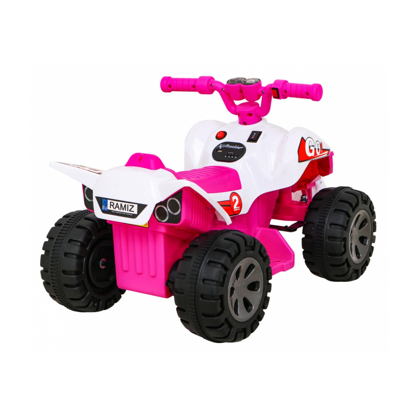 Nejrychlejší dětská baterie Quad růžová + motor 25W