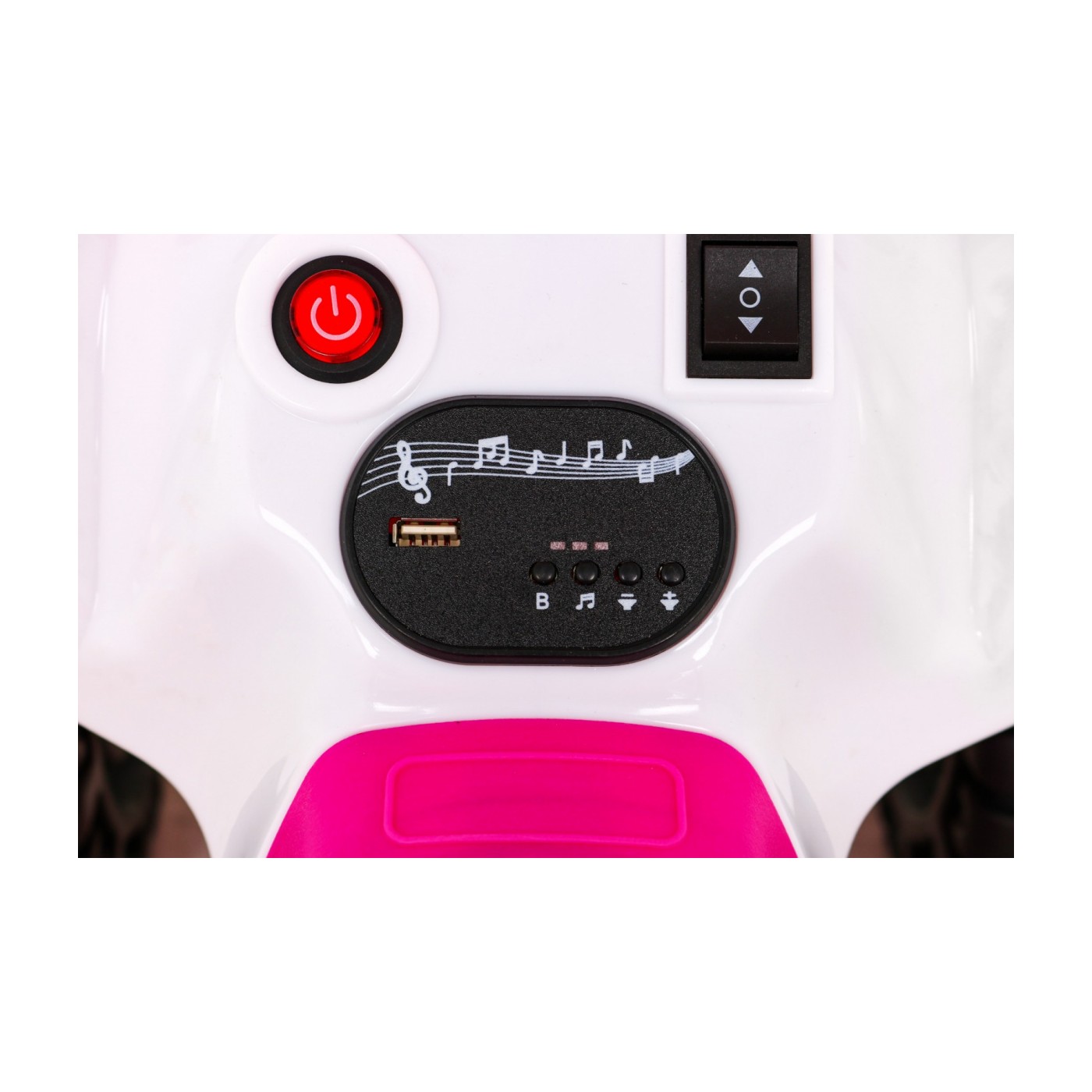 Nejrychlejší dětská baterie Quad růžová + motor 25W