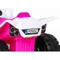 Nejrychlejší dětská baterie Quad růžová + motor 25W