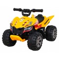 Quad Nejrychlejší dětská baterie žlutý + 25W motor