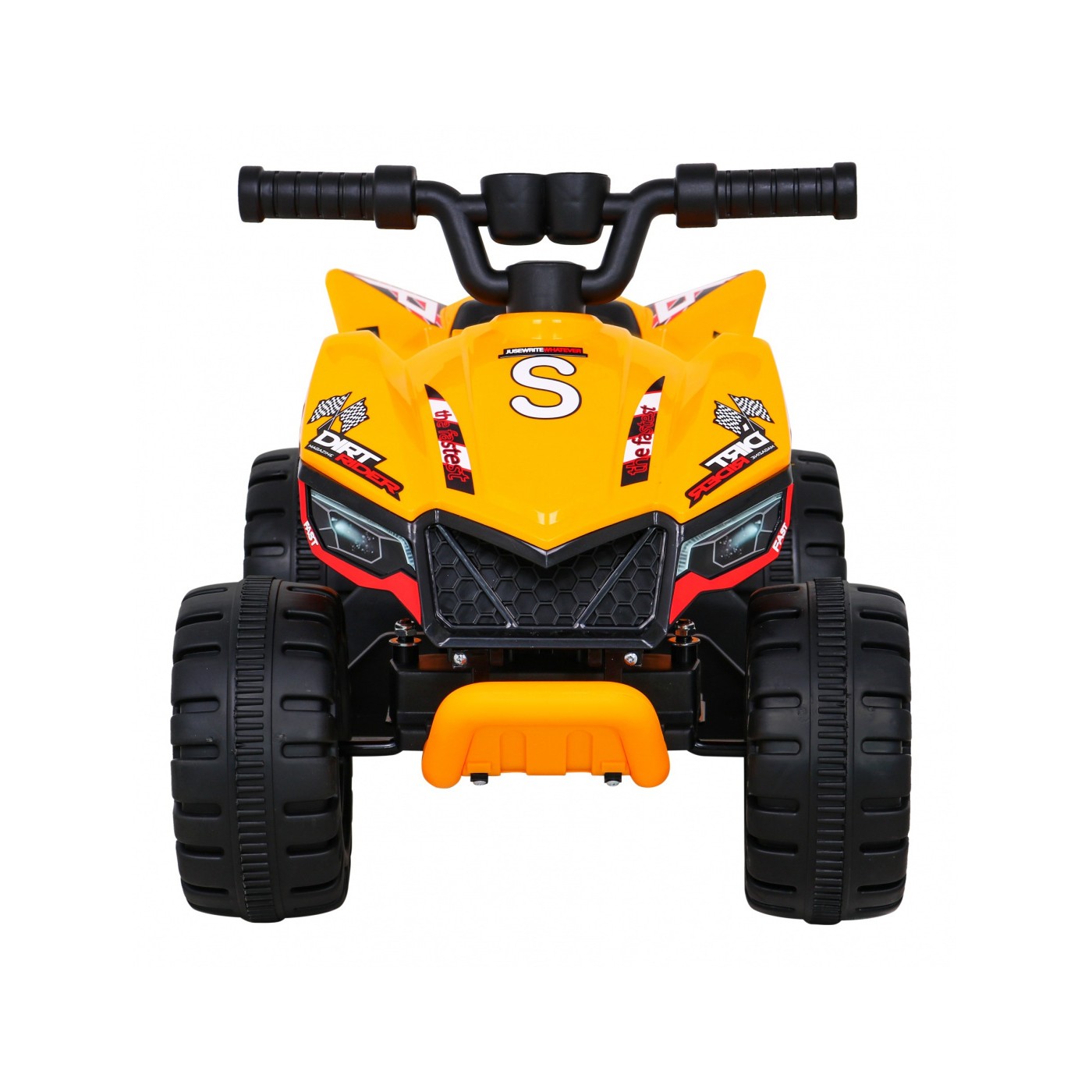 Quad Nejrychlejší dětská baterie žlutý + 25W motor