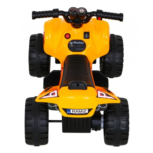 Quad Nejrychlejší dětská baterie žlutý + 25W motor