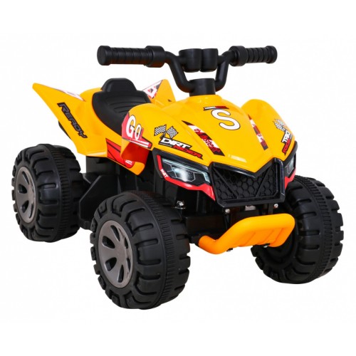 Quad Nejrychlejší dětská baterie žlutý + 25W motor