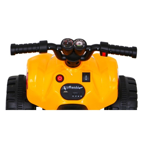 Quad Nejrychlejší dětská baterie žlutý + 25W motor