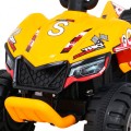 Quad Nejrychlejší dětská baterie žlutý + 25W motor