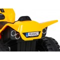 Quad Nejrychlejší dětská baterie žlutý + 25W motor