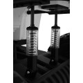 Quad XL ATV dětská baterie bílá 4x4 poháněný kufr pomalý start EVA Audio LED