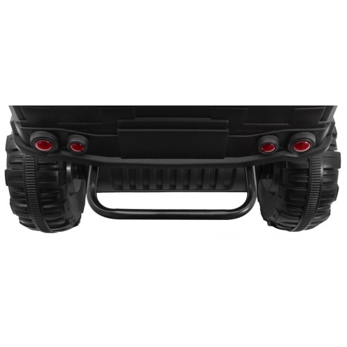 Quad XL dětská baterie ATV černo-zelená 4x4 pohon kufr pomalý start EVA audio LED