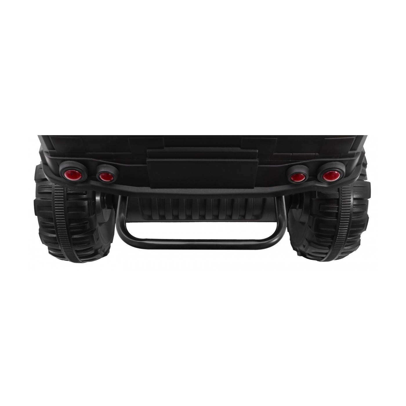 Quad XL dětská baterie ATV černo-zelená 4x4 pohon kufr pomalý start EVA audio LED
