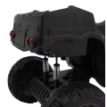 Quad XL dětská baterie ATV černo-zelená 4x4 pohon kufr pomalý start EVA audio LED