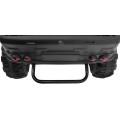 Čtyřkolka XL ATV dětská baterie červená 4x4 pohon kufr pomalý start EVA audio LED
