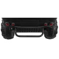 Čtyřkolka XL ATV 2,4 GHz na dětskou baterii černo-zelený dálkový ovladač 4x4 napájený kufr pomalý start EVA audio LED