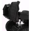 Čtyřkolka XL ATV 2,4 GHz na dětskou baterii černo-zelený dálkový ovladač 4x4 napájený kufr pomalý start EVA audio LED