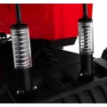 Čtyřkolka XL ATV 2,4 GHz na dětskou baterii Červený dálkový ovladač 4x4 Napájecí kufr Pomalý start EVA Audio LED