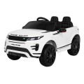 Range Rover Evoque na baterii pro děti bílá + dálkové ovládání + pomalý start + MP3 LED