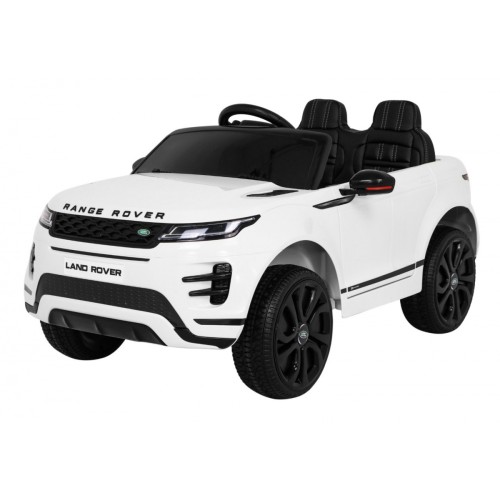 Range Rover Evoque na baterii pro děti bílá + dálkové ovládání + pomalý start + MP3 LED