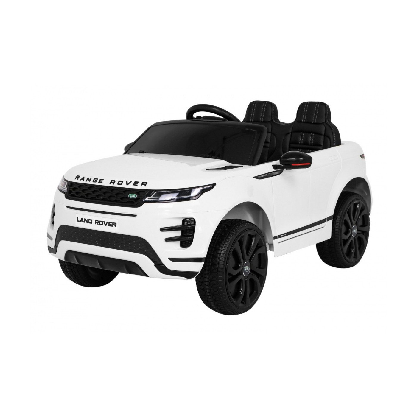 Range Rover Evoque na baterii pro děti bílá + dálkové ovládání + pomalý start + MP3 LED