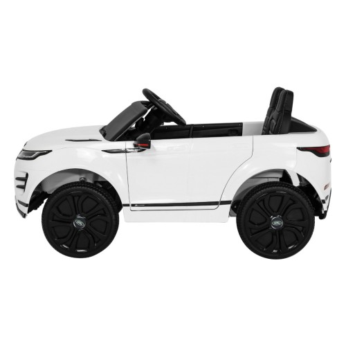 Range Rover Evoque na baterii pro děti bílá + dálkové ovládání + pomalý start + MP3 LED