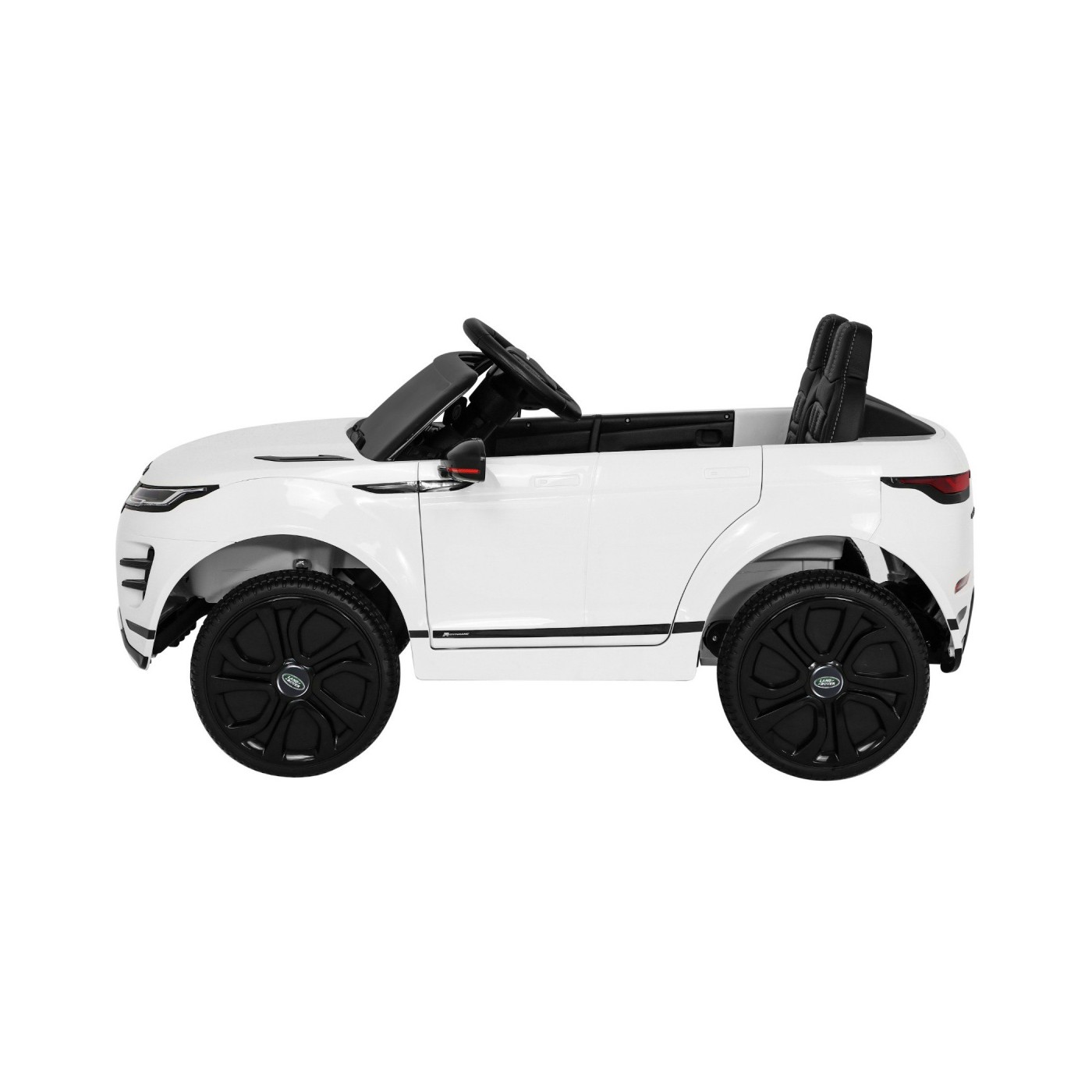 Range Rover Evoque na baterii pro děti bílá + dálkové ovládání + pomalý start + MP3 LED