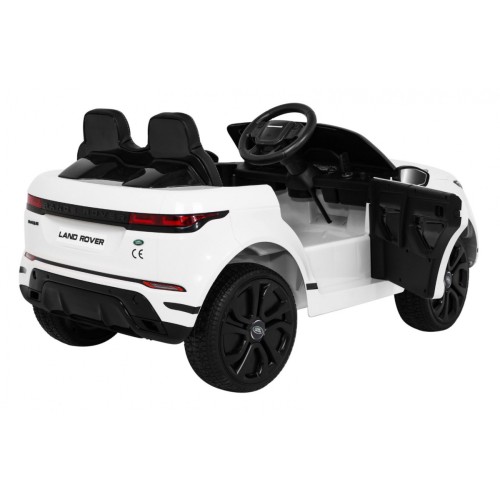 Range Rover Evoque na baterii pro děti bílá + dálkové ovládání + pomalý start + MP3 LED
