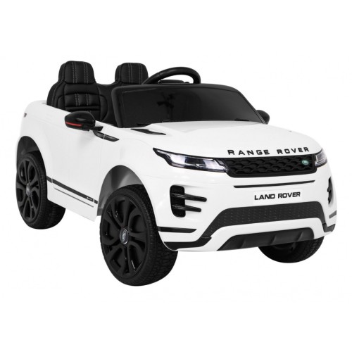 Range Rover Evoque na baterii pro děti bílá + dálkové ovládání + pomalý start + MP3 LED