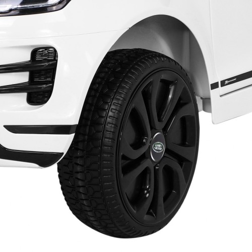Range Rover Evoque na baterii pro děti bílá + dálkové ovládání + pomalý start + MP3 LED