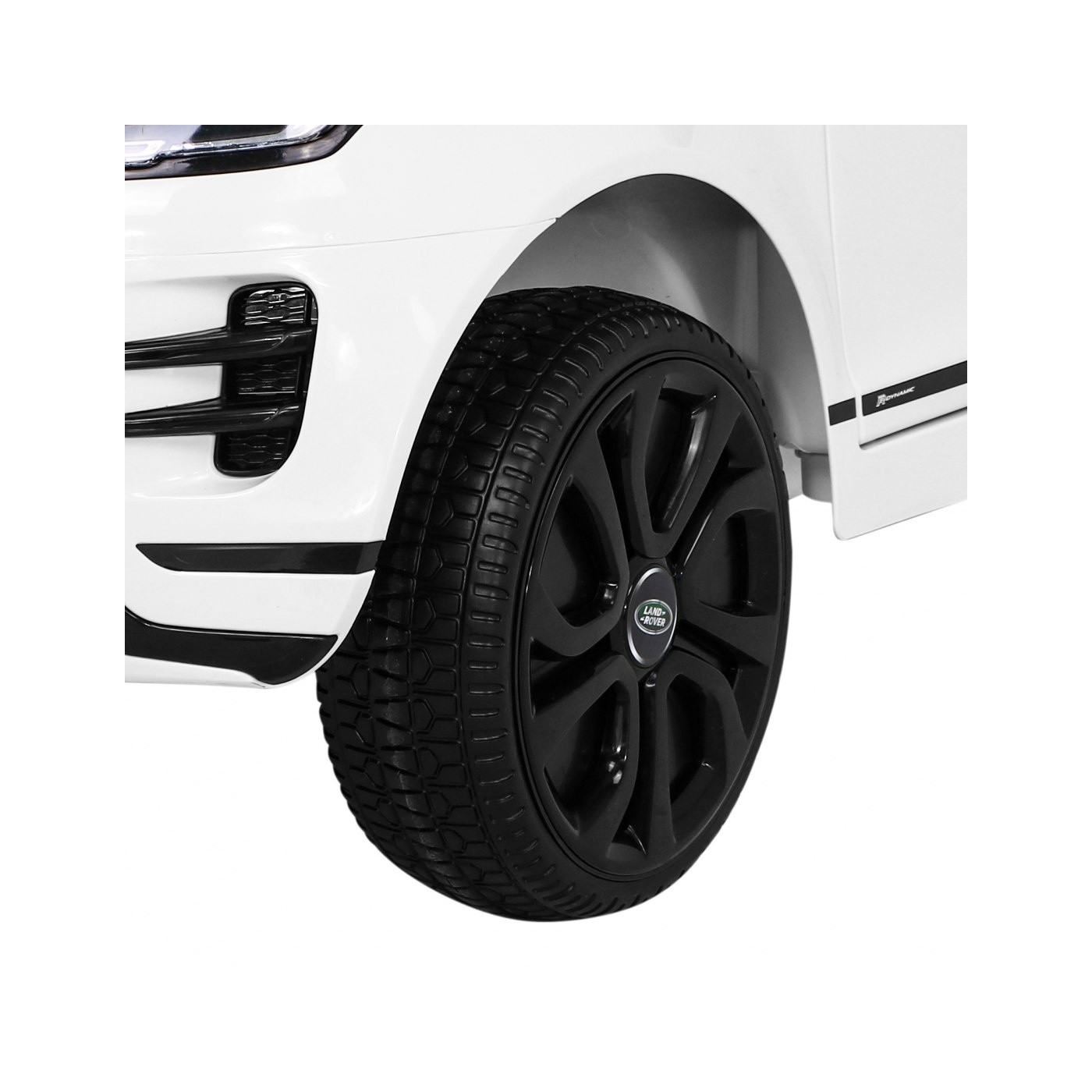 Range Rover Evoque na baterii pro děti bílá + dálkové ovládání + pomalý start + MP3 LED