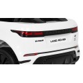 Range Rover Evoque na baterii pro děti bílá + dálkové ovládání + pomalý start + MP3 LED