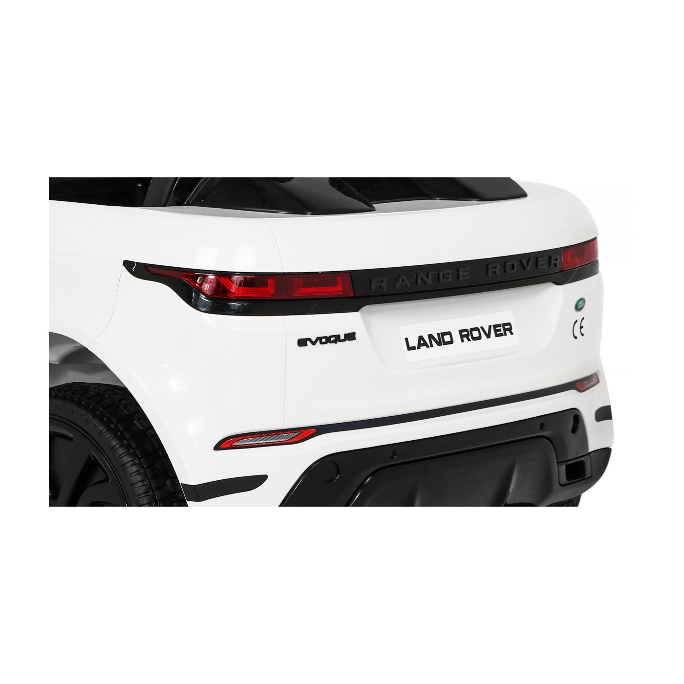 Range Rover Evoque na baterii pro děti bílá + dálkové ovládání + pomalý start + MP3 LED