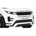 Range Rover Evoque na baterii pro děti bílá + dálkové ovládání + pomalý start + MP3 LED
