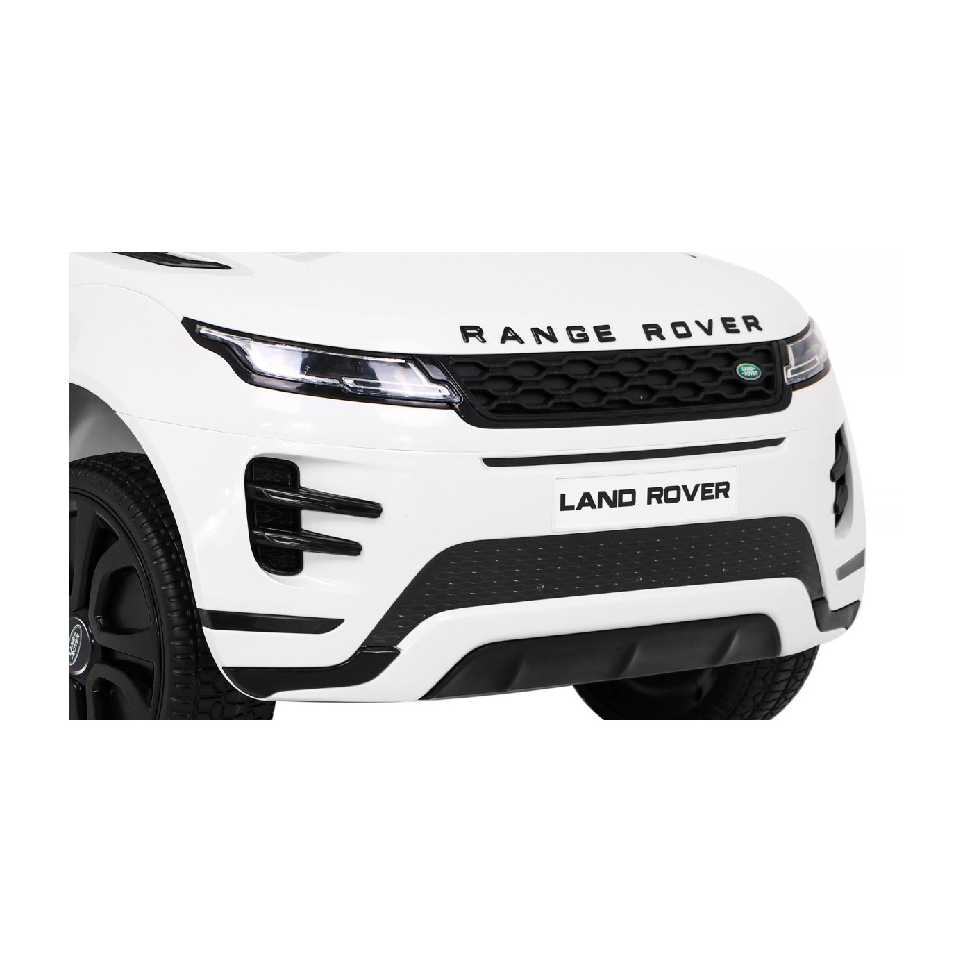 Range Rover Evoque na baterii pro děti bílá + dálkové ovládání + pomalý start + MP3 LED