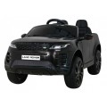 Dětská baterie Range Rover Evoque černá + dálkové ovládání + pomalý start + MP3 LED