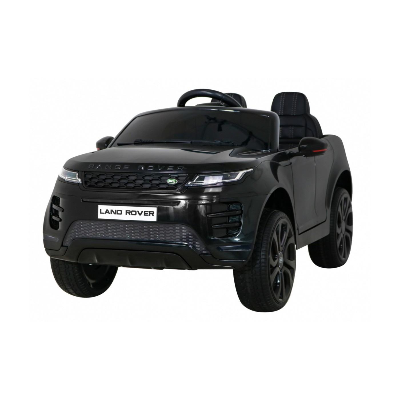 Dětská baterie Range Rover Evoque černá + dálkové ovládání + pomalý start + MP3 LED